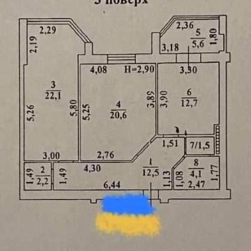 2 комн -82 метра. 3/10 эт. Новый кирпичный дом. АГВ. ул. М.Говорова ЖК Дом у Фонтана