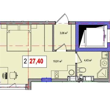 Продам квартиру в Києві, Теремки 2, поруч окружна, ринок камнів 17385$ ЖК LIBERTY PARK