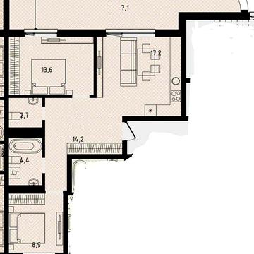 ЕКСКЛЮЗИВ! Продається 2 к.квартира - РОЗТЕРМІНУВАННЯ! ТЕРАСА 21 м2