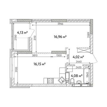 Продаж 1к Квартира Симоненка вулиця ЖК Krona Park 2