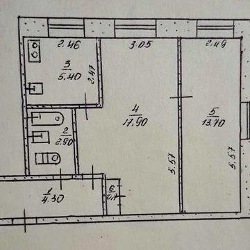 Продам 2х ком кв р-н 17кв  8 больница