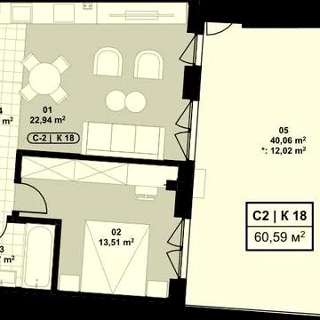 Продаж 1 кімнатна квартира- 60,60 м2 від забудовника, м. Винники ЖК Eco City Park