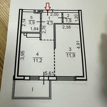 Продаж 1к Квартира Пішонівська вулиця ЖК Акварель 3