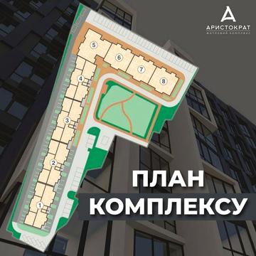 ЖК Аристократ 2-х кімнатна центр (Ріхтера 40)переуступка 2 секція ЖК Аристократ