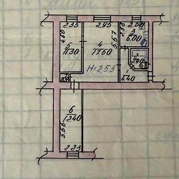 Продаж 3 кім. квартира площа 58м2