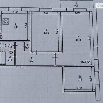 Продаж 3к Квартира Дніпропетровське шосе