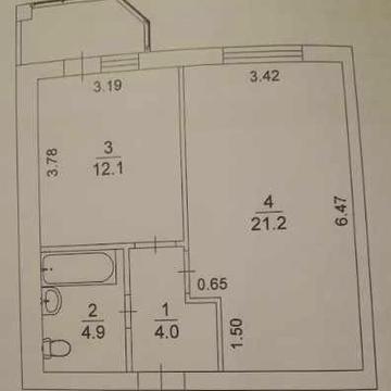 Продам 1 кім. квартиру ЖК Волошковий, 44.8 м², вул. Волошкова 43-а . ЖК Волошковий