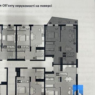 Продаж 2к Квартира Набережна Перемоги вулиця ЖК Peyot
