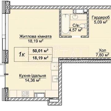 Продаж квартири нова черга будівництва ЖК "Новопечерскькі Липки" БЕЗ %