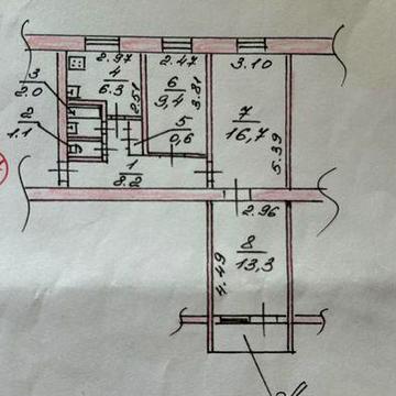 Продаю трехкомнатную квартиру по Мира. ЖК Черноморец