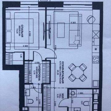 Продаж квартири Тринити Trinity Triiinity 61м2 Печерськ ЖК TRIIINITY