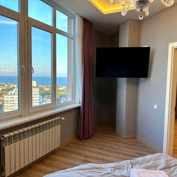 Сдам большую 1 ком квартиру ЖК Фонтан/Львовская вид на море 70м2