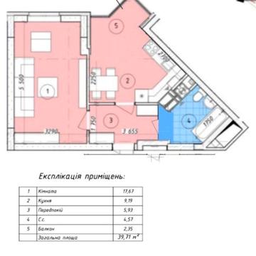 1 кімнатна квартира ЖК Променада