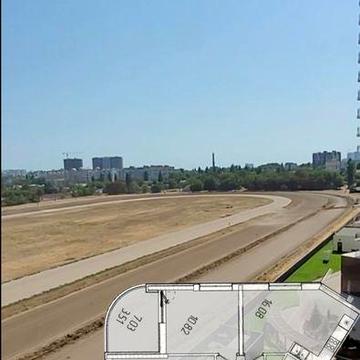 Двокімнатна квартира. Краснова. Кадорр Сіті ЖК 63 Перлина
