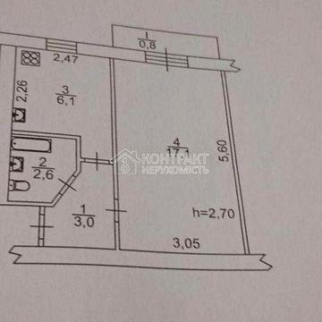 Продаж 1 кім. квартири, Павлово Поле