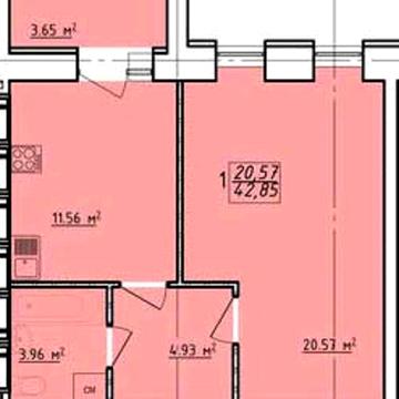 Продам  1-комн квартиру в Новострое ЖК ЛЕВАДА 2  MV ЖК ЛЕВАДА 2