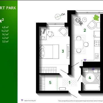 Продаж 1к Квартира Хіміків вулиця ЖК Comfort Park