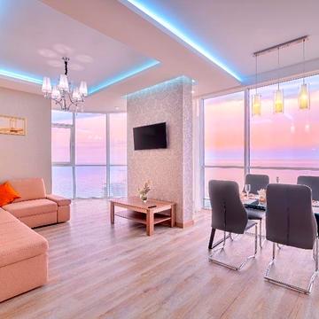 ЖК 9 жемчужина 19 эт Панорама моря 2 отд. спальни+кухня-студия Аркадия