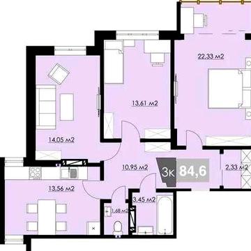 Продаж 3 кім.кв ЖК Resident Hall 84м вул. Городоцька 226а ЖК Resident Hall