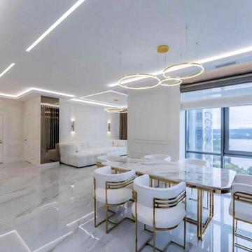 БЕЗ% ЖК RIVER STONE Ремонт 3к=136м² Трускавецька, 10г / Рівер Стоун ЖК RIVER STONE