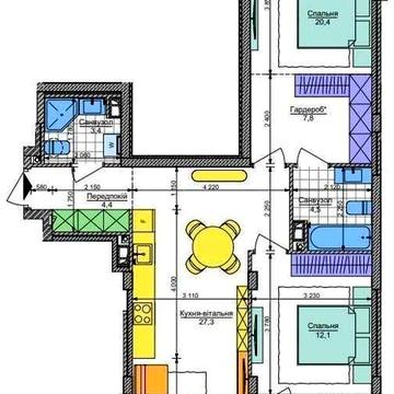 Продаж 2-к квартири 74м2 ЖК Республика Respublika Теремки ЖК Республіка Respublika