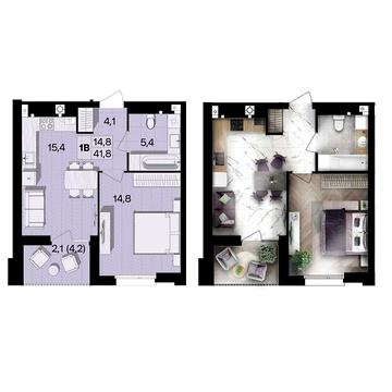 Продаж 1к Квартира Ватутіна вулиця ЖК Lavanda Park
