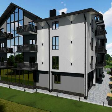 2 - км. квартира в новому ЖК ,, Dream House ", центр Садгори, р-н АТБ ЖК Dream House