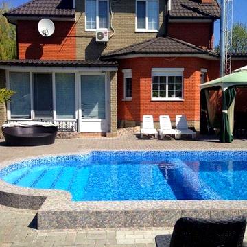 Дом с бессейном сауной мебелью и техникой большой участок 1Га