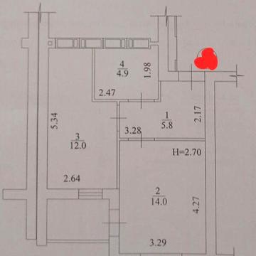 Продаж 1к Квартира Борткевича вулиця ЖК Гидропарк