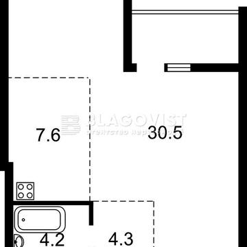 Продаж 1-кімн кв-ри вул.Кирилівська (Фрунзе) 37А ЖК 044 Поділ ЖК 044