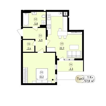 Продаж 1кім квартири вул. Довга (Дж Вашингтона)