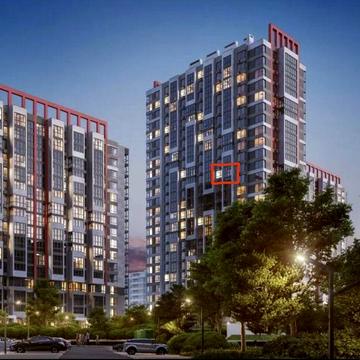 Квартира 46.1м2 Жк 7 KVARTAL ЖК 7 Kvartal