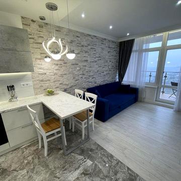 Шикарная кв, 45 жемчужина, вид на море, терраса, ул Каманина