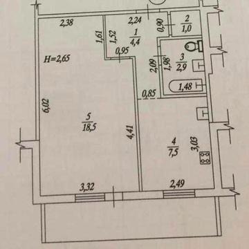 Продам 1 комнатную квартиру на Рогани