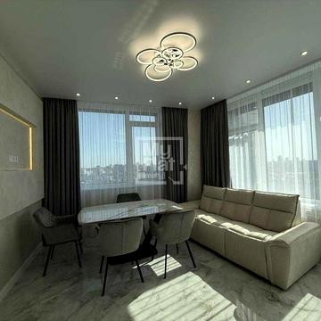 Аренда видовой 3к квартиры 89м² ЖК Manhattan City (Манхэттен) Центр