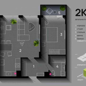 Продаж 2 кімнатної ЖК Family Plaza ЖК Family Plaza