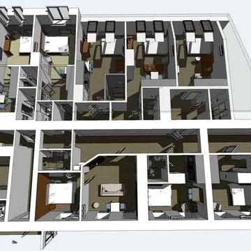 ‼️Велика квартира 200 м² у центрі Харкова + 7 гостинок для бізнесу