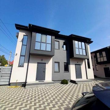 Без комісії, дуплекс 91м², ділянка 1 сотка, під чистове, газовий котел