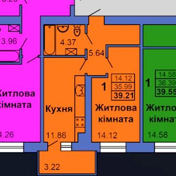 1 кімнатна в новобудові, інд.опалення, 40 м кв, 5/10 поверх. Сади-1