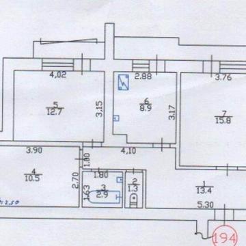 Продаж 3х кімнатна квартира