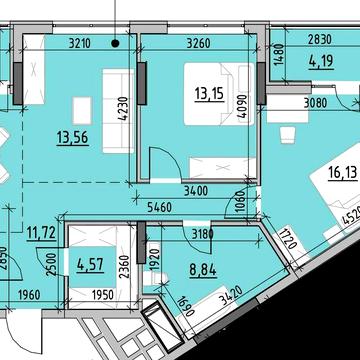 Продаж 3кімн. ЖК Nordica Residence 90м2 ЖК Nordica Residence