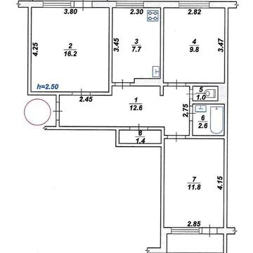 Продаж 3к Квартира Князів Острозьких вулиця