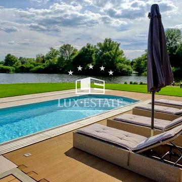 Аренда дома 500 м² с выходом на залив Днепра, бассейном Осокорки 15мин