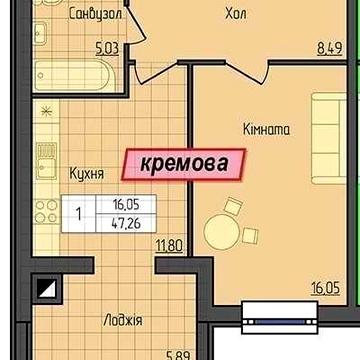 Однокімнатна квартира в ЖК "Grand City Dombrovskyi" ЖК GRAND CITY DOMBROVSKIY