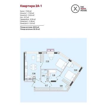 Продаж 2к Квартира Келецька вулиця ЖК Тhe Tenth House