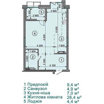 Продаж 2к Квартира Соборна вулиця ЖК Sense City