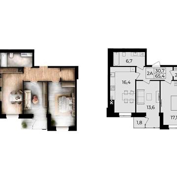 2 кімнатна квартира в новобудові, ЖК Forest Home ЖК Forest Home