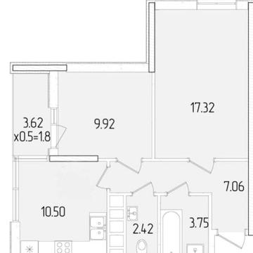 Продажа квартиры Краснова Kadorr City 53м2 ЖК Kadorr City