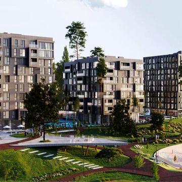 Продаж 2 - кім квартира в новобудові ( зелена ) ЖК 5 Adress