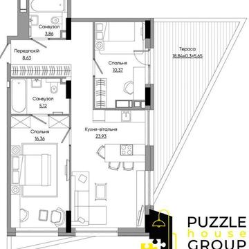 Єоселя/Євідновлення Продаж 2-к квартири з терасою в ЖК Lucky Land ЖК Lucky Land